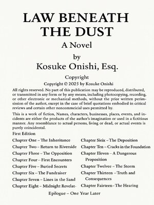 cover image of The Law Beneath the Dust